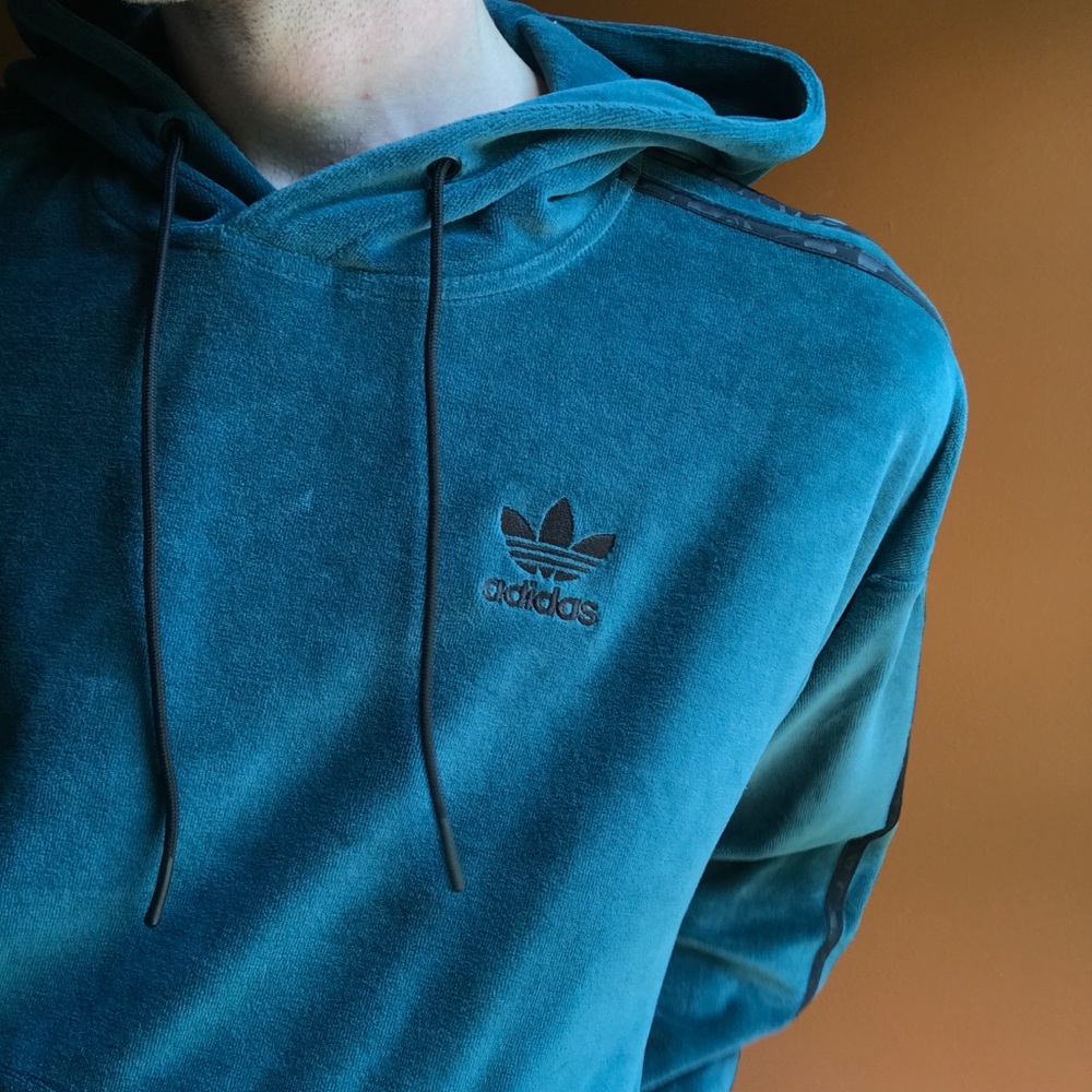 Adidas Velour Hoodie